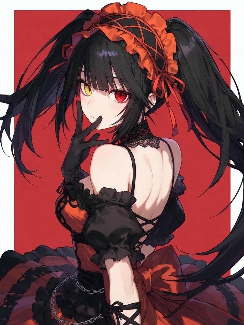 Tổng hợp 88+ hình ảnh Kurumi anime đẹp lạnh lùng nhất Kurumi anime quay lưng nhìn lại ánh mắt quyến rũ