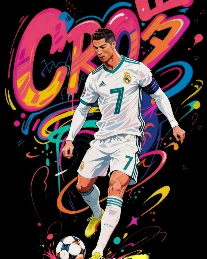 Tổng hợp 250+ hình ảnh Ronaldo anime chất lượng nhất Ronaldo anime phong cách neon màu sắc rực rỡ ấn tượng