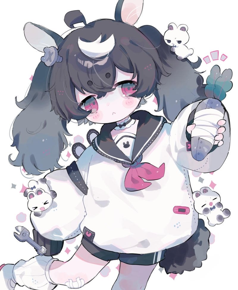 Waifu Bunny mặc tất lưới đen quyến rũ chân dài đẹp