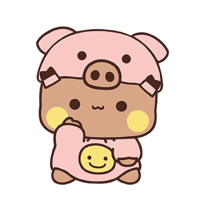gấu chibi thiết kế làm sticker