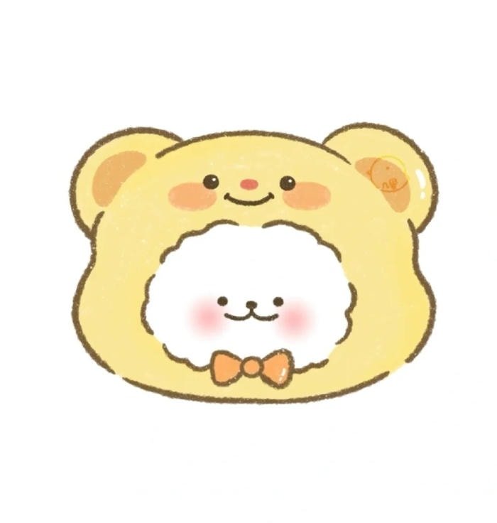 gấu cute phong cách hoạt hình