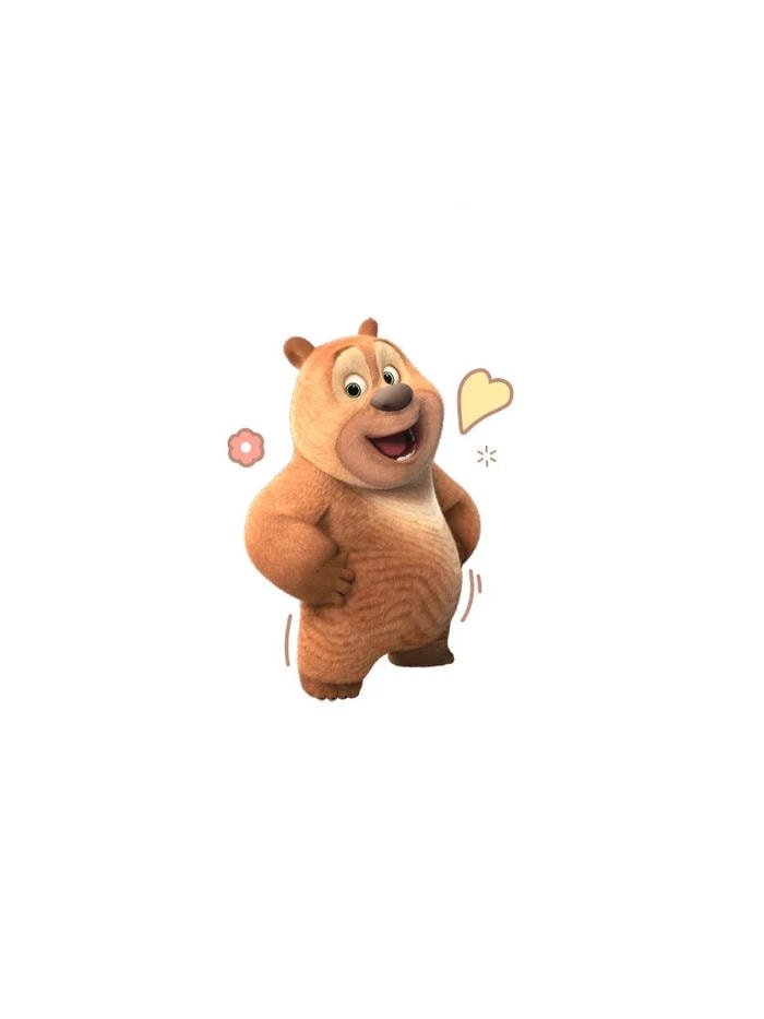 gấu đáng yêu dạng hình dán