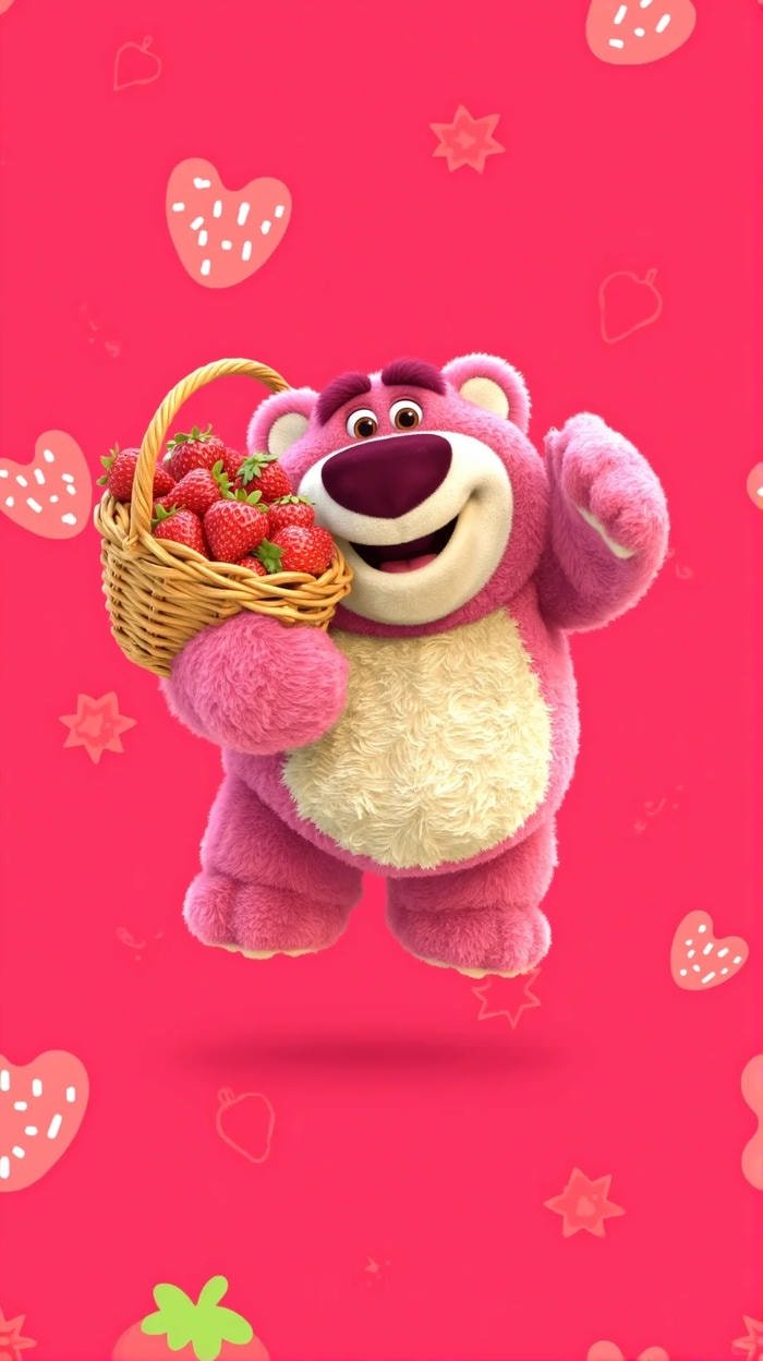 gấu dâu chibi đáng yêu cute