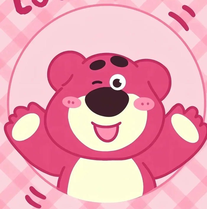 gấu dâu đáng yêu cho chat