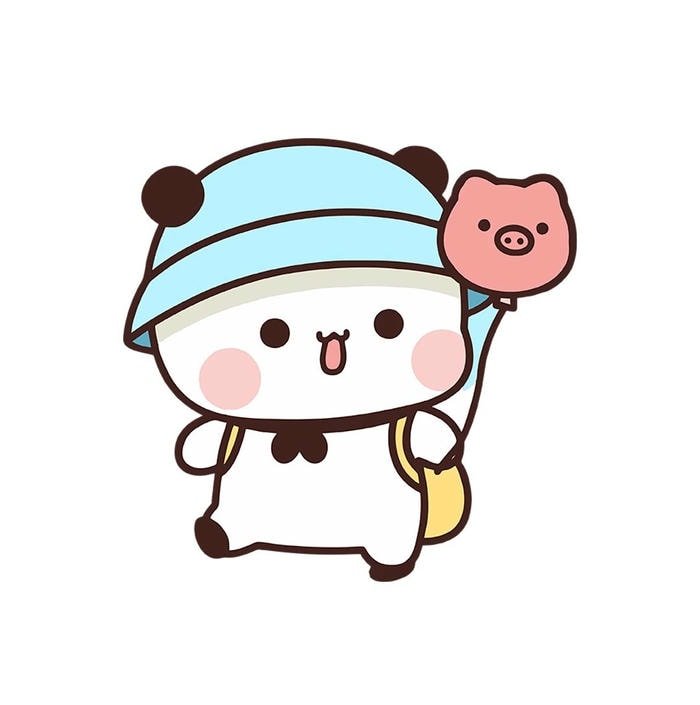 gấu dễ thương phong cách sticker