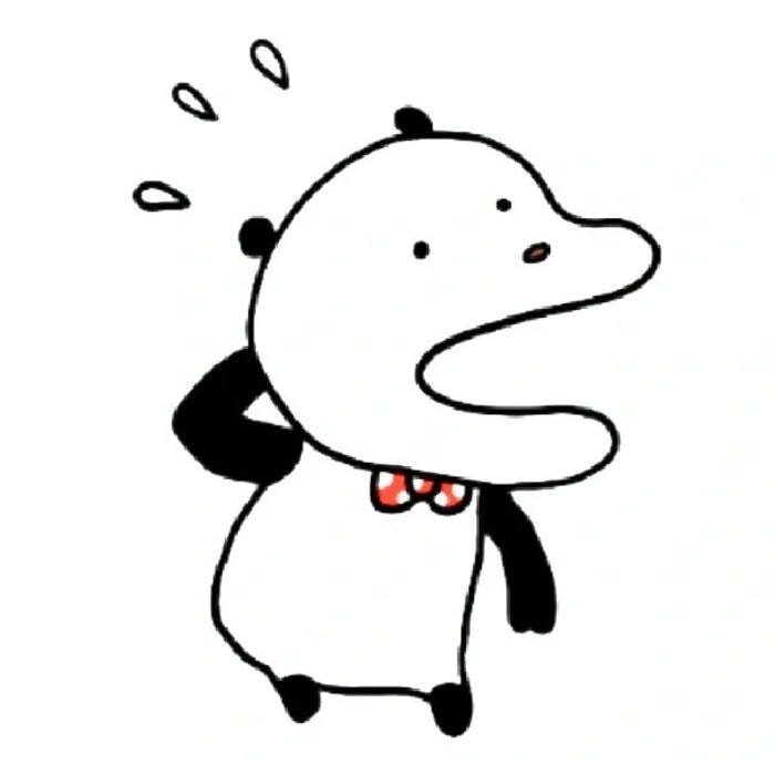 gấu trúc chibi dùng làm sticker