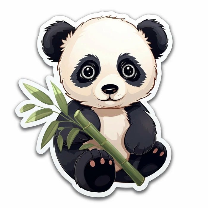 panda cute cho mạng xã hội