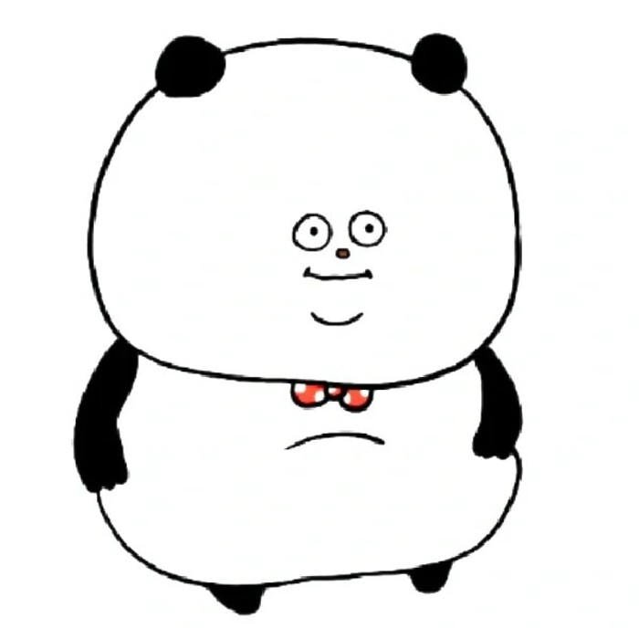 panda cute meme dùng làm sticker chat