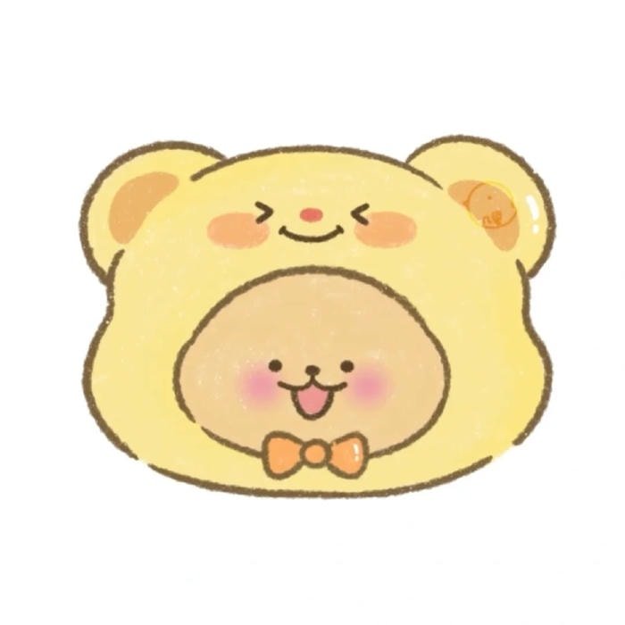 sticker gấu dễ thương thiết kế đẹp