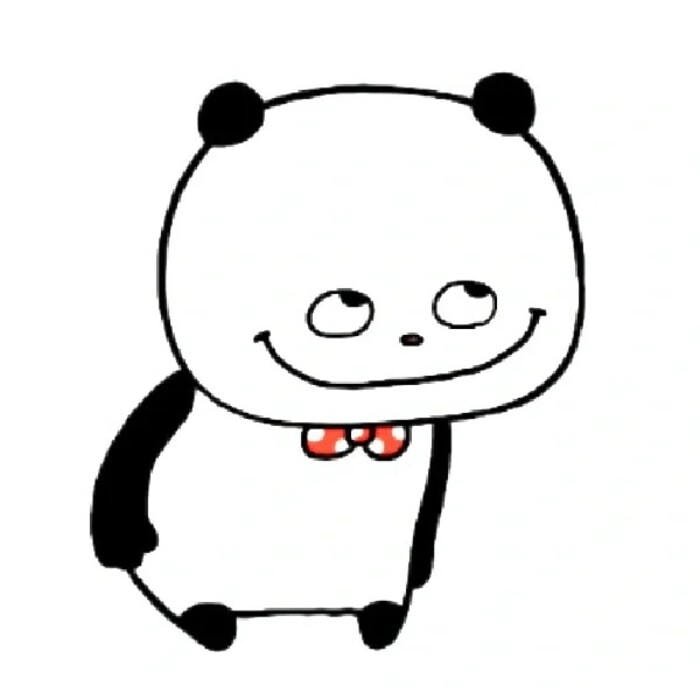 sticker panda meme cho nhắn tin