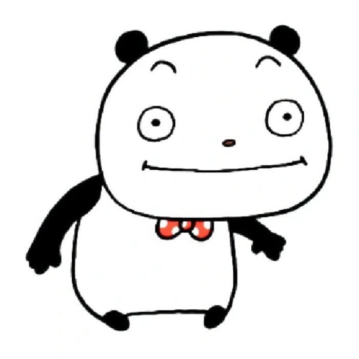 sticker panda ngộ nghĩnh hài hước