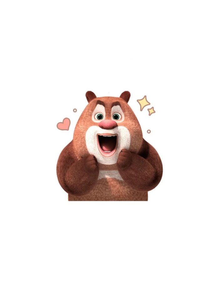 thiết kế sticker chủ đề gấu
