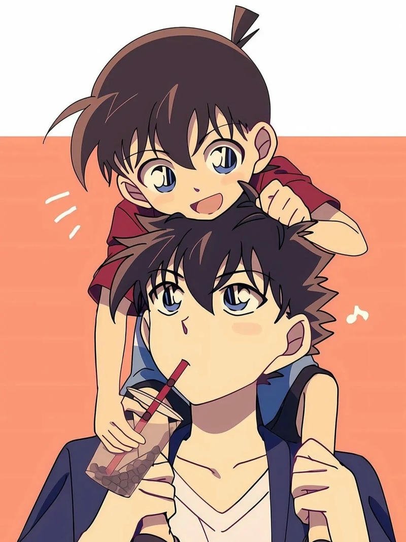 Ảnh Conan và Shinichi cùng xuất hiện trong một khung hình độc đáo