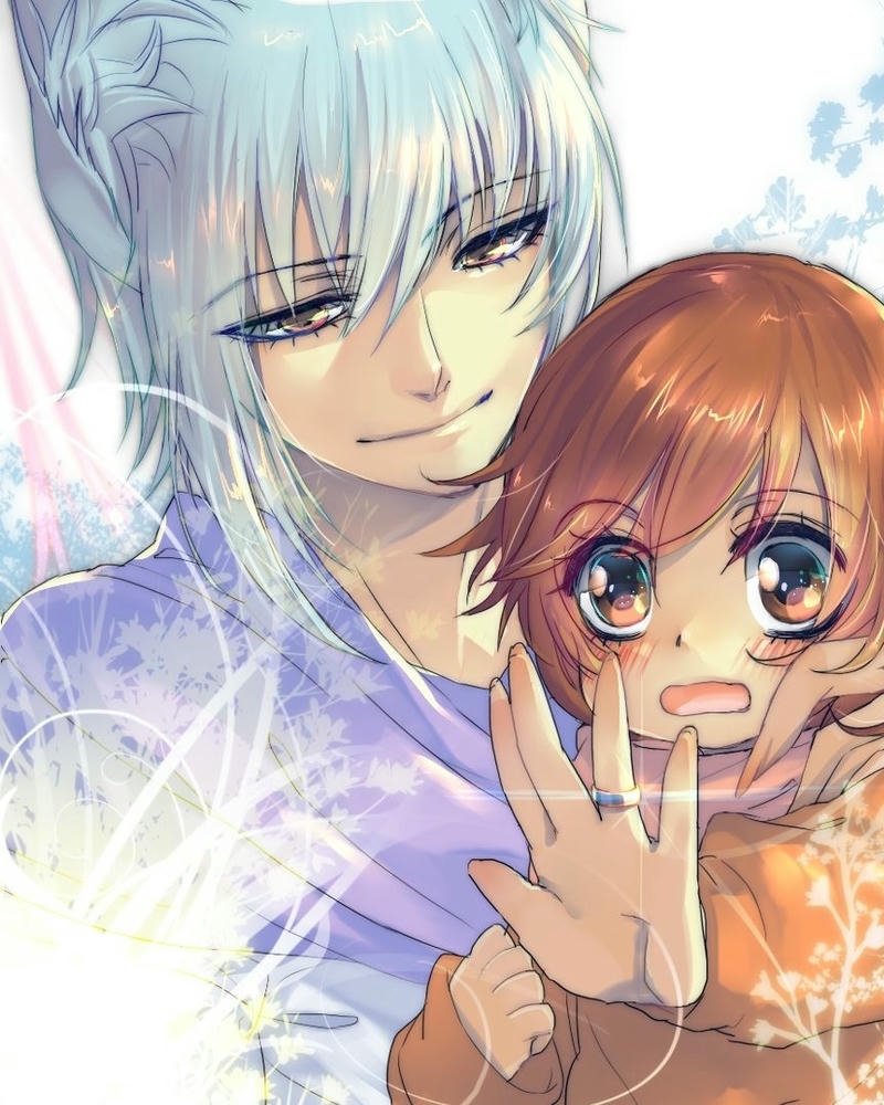 Ảnh Tomoe ghé sát mặt Nanami đôi mắt to tròn