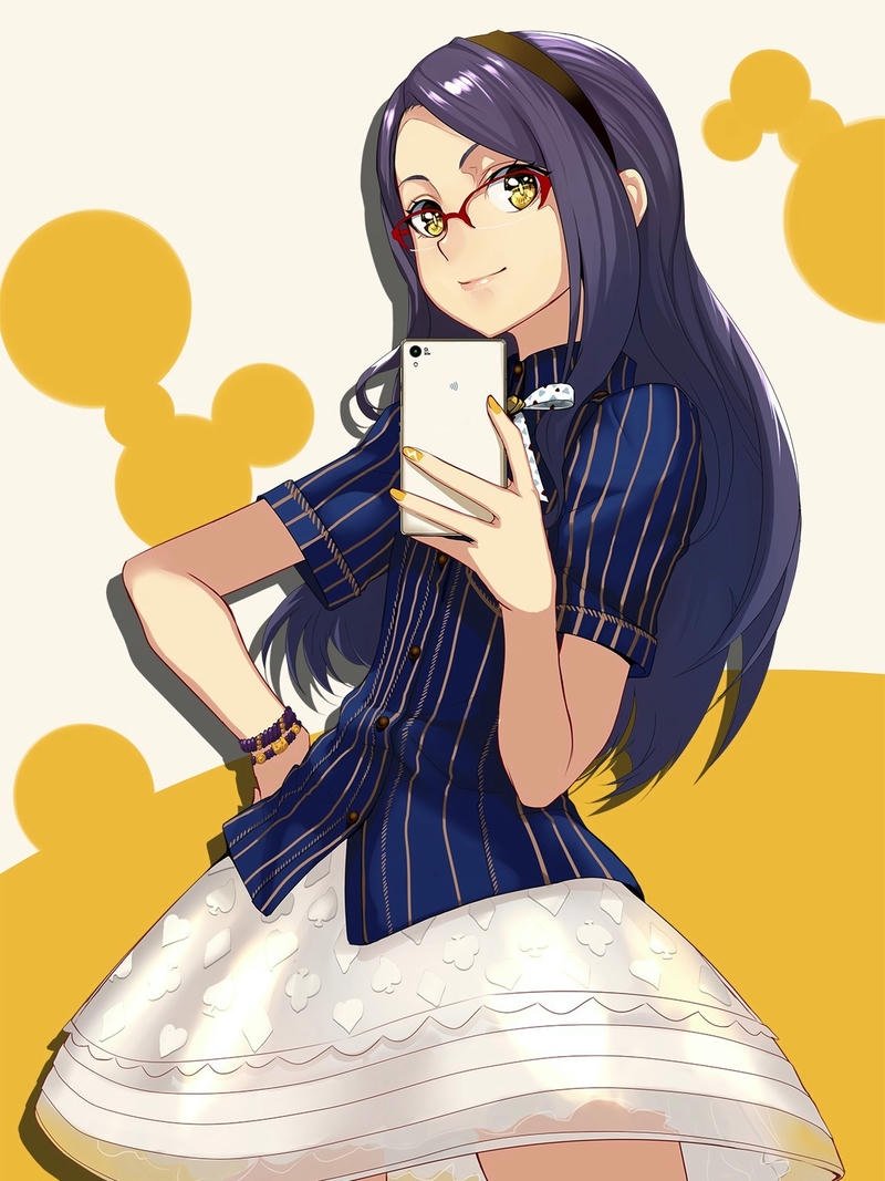 Ảnh anime đeo kính hình ảnh nổi bật khá cuốn hút