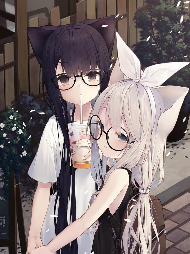 Ảnh anime đeo kính nét mặt lạnh lùng đầy cá tính