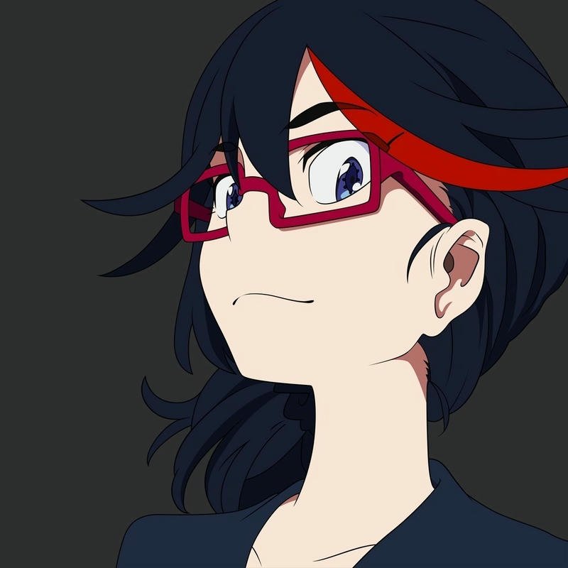 Ảnh anime đeo kính phong thái trầm lặng rất cá tính
