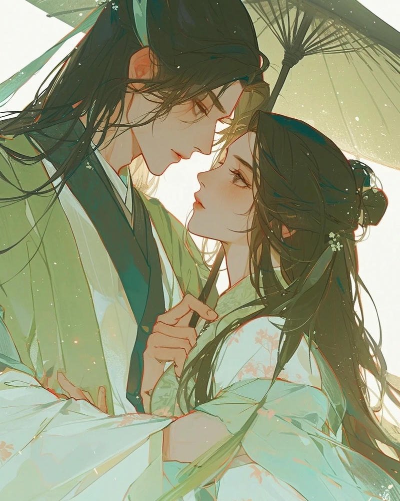 Ảnh anime nữ cổ trang nét đẹp nhẹ nhàng rất thanh lịch