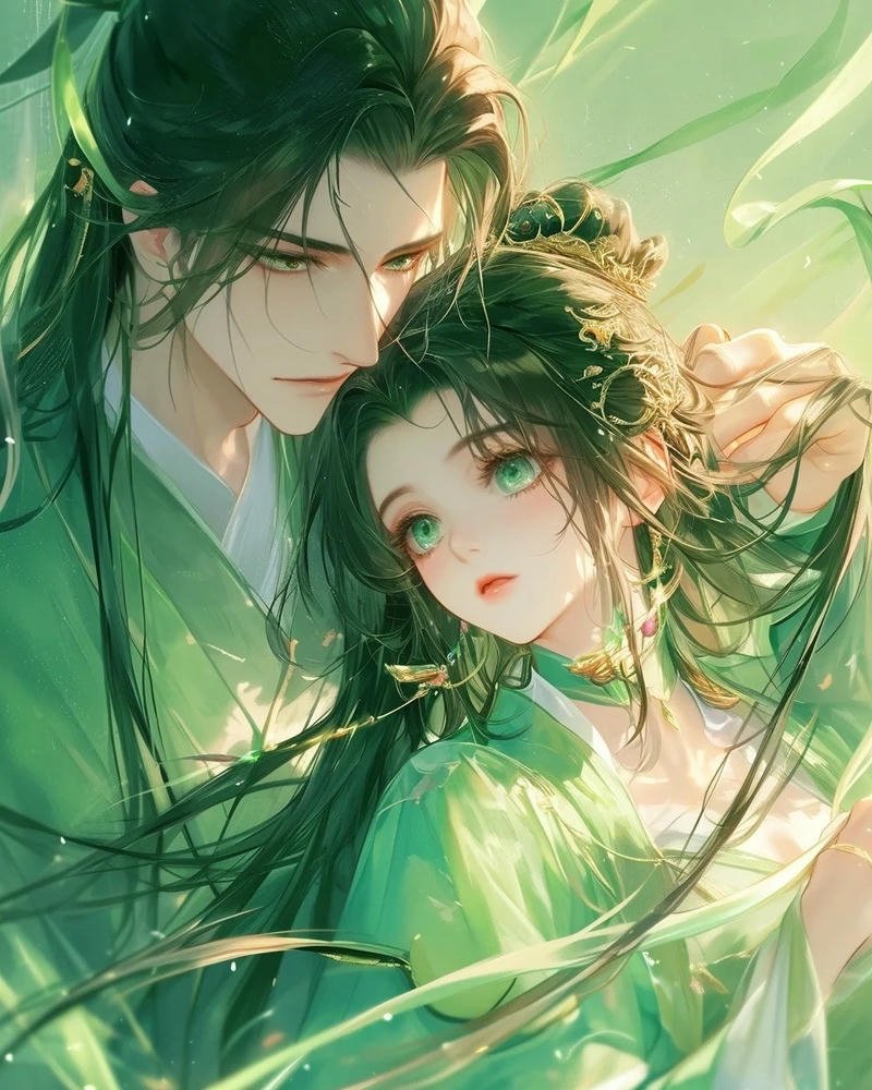 Ảnh anime nữ cổ trang phong thái đoan trang đầy cuốn hút