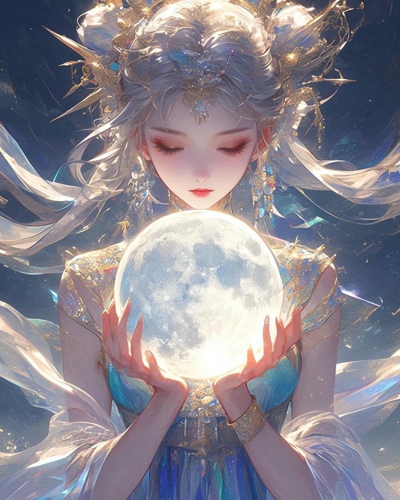 Ảnh anime nữ cổ trang vẻ ngoài tao nhã đầy nữ tính