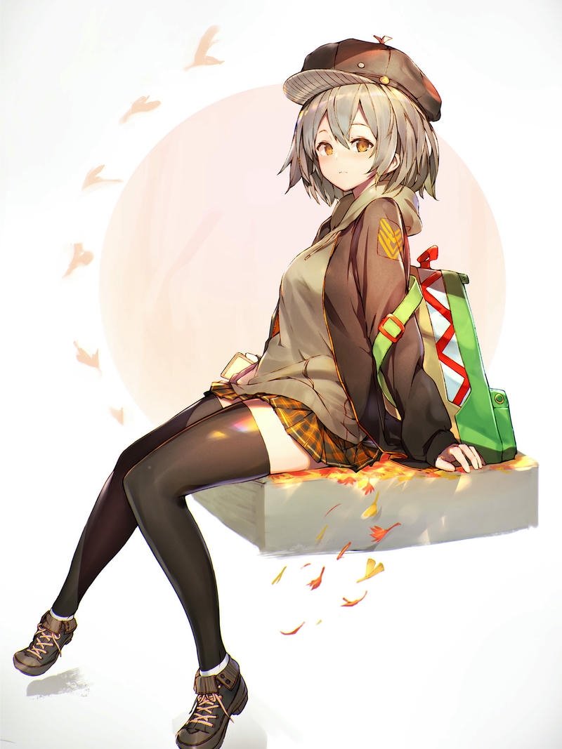 Ảnh anime nữ tóc ngắn nét đẹp năng động rất cuốn hút