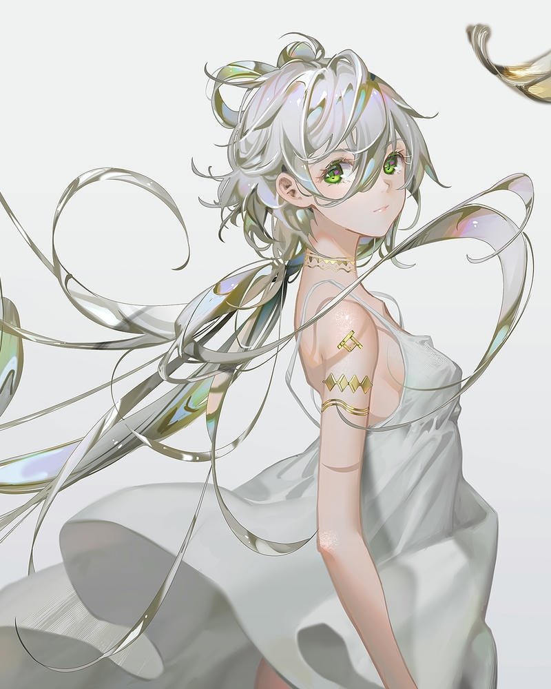 Ảnh anime nữ tóc ngắn thần thái tự tin nổi bật