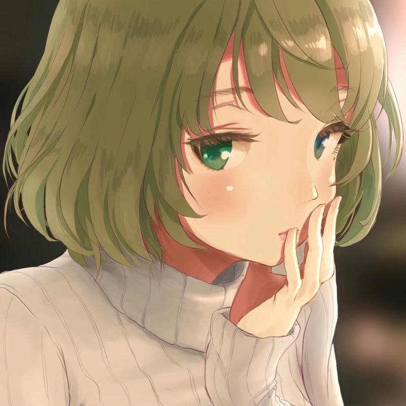 Ảnh anime nữ tóc ngắn vẻ đẹp trẻ trung giàu sức sống