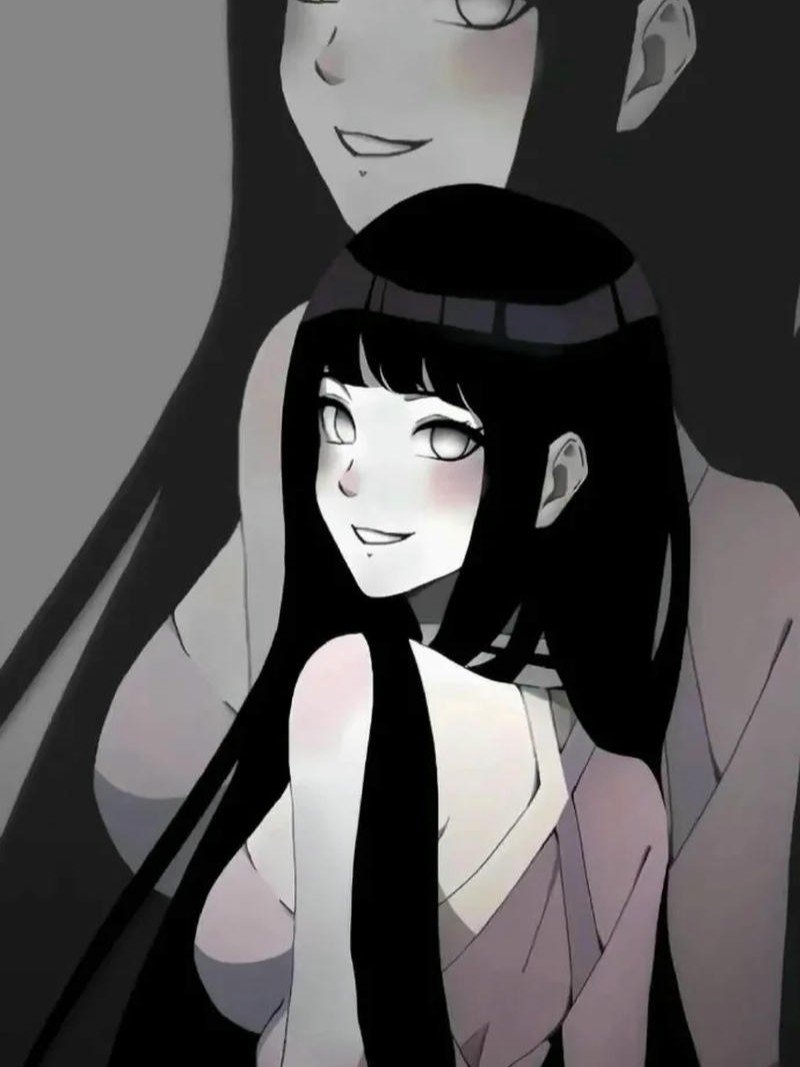 Ảnh anime nữ trắng đen dung nhan tinh giản đầy sức hút