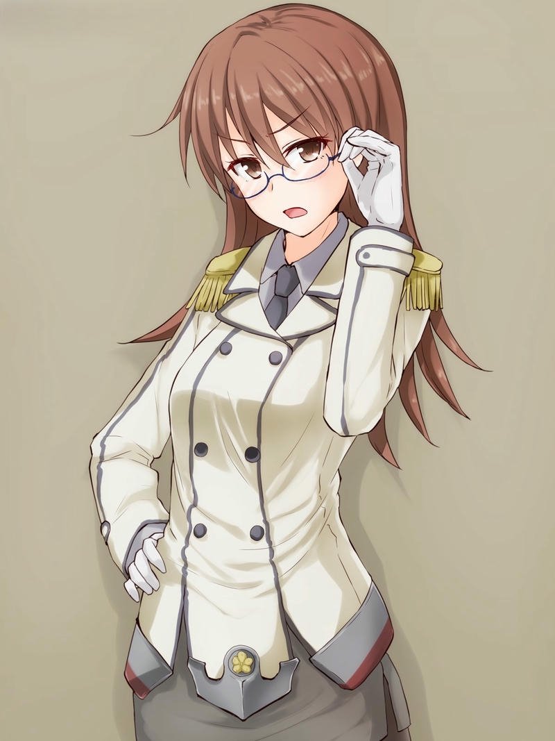 Ảnh nhân vật anime đeo kính phong cách nổi bật