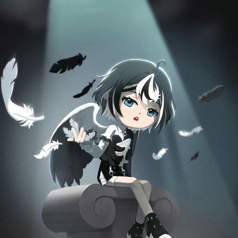 Ảnh play together anime thiên thần sa ngã cánh đen huyền bí