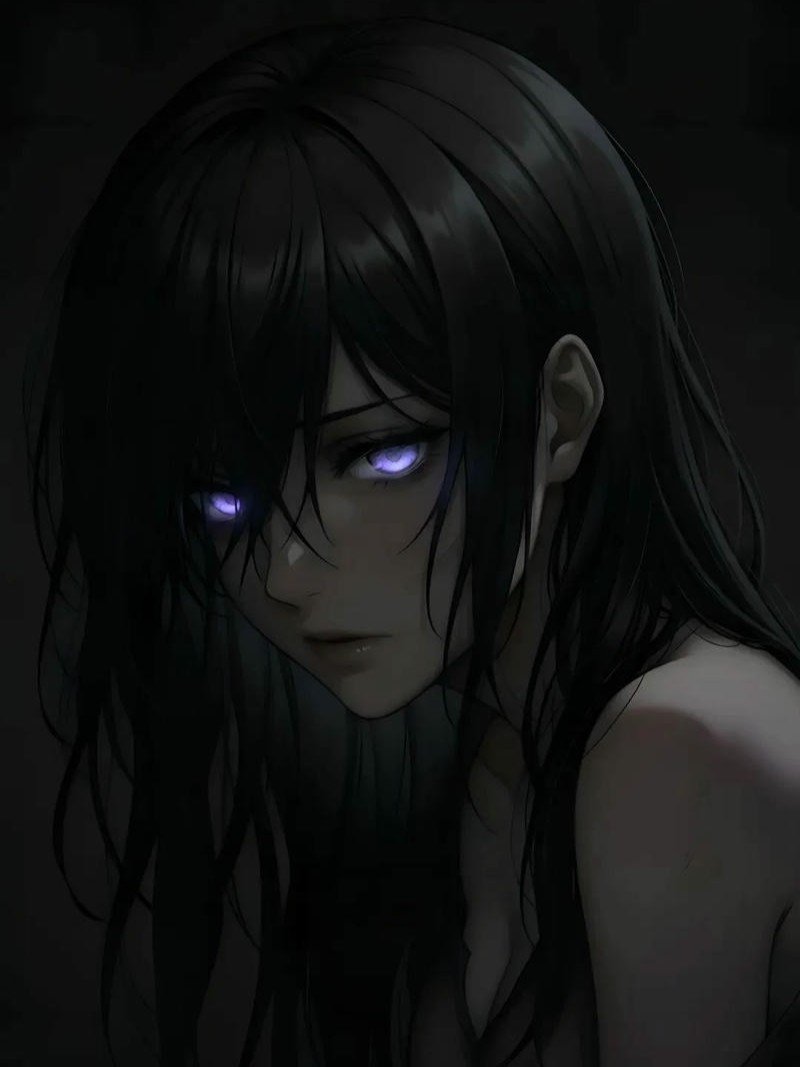 Anime girl lạnh lùng cá tính mắt sắc thần thái mạnh