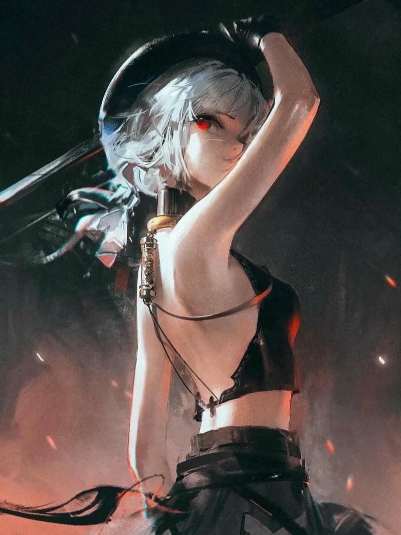 Anime nữ lạnh lùng vô cảm ngầu tông lạnh cuốn hút
