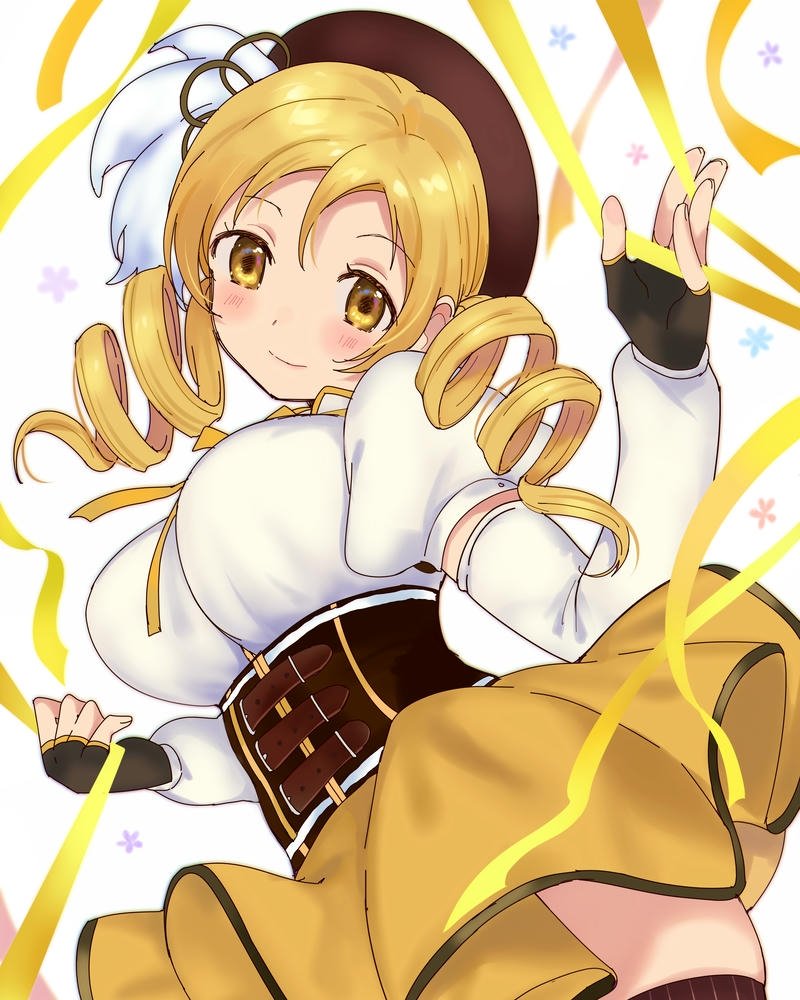 Anime tóc vàng dung nhan sáng sủa đầy sức sống