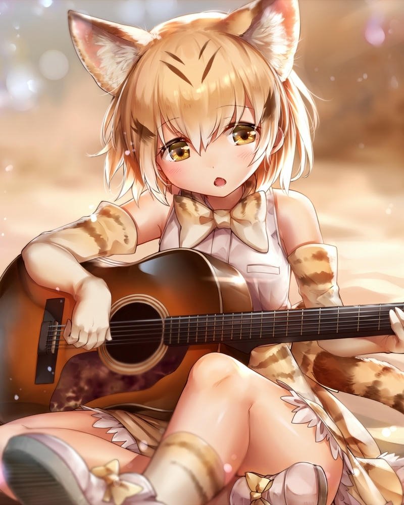 Anime tóc vàng gương mặt rạng rỡ đầy sức hút
