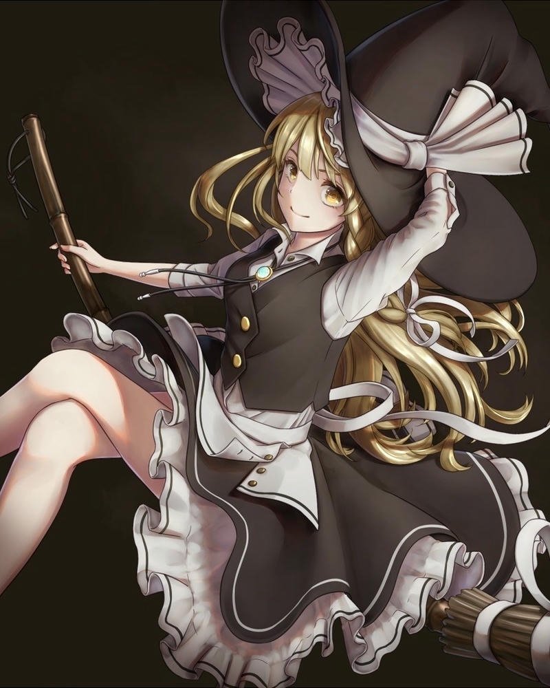 Anime tóc vàng phong thái tự nhiên rất cuốn hút