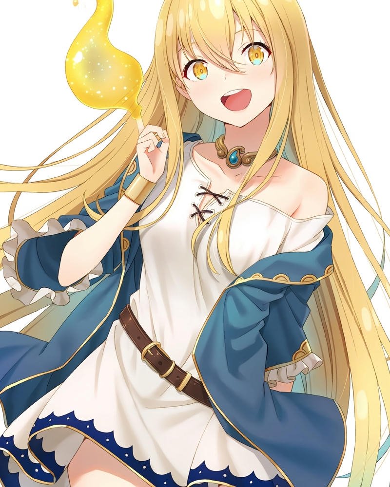 Anime tóc vàng thần thái tự tin đầy cá tính