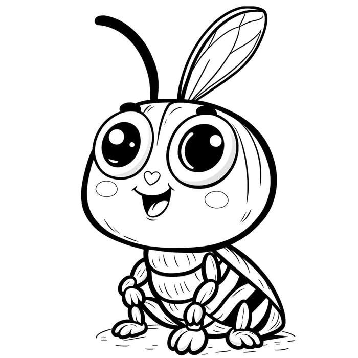 Bức vẽ nhiều loài nhỏ xinh cho trẻ tập tô