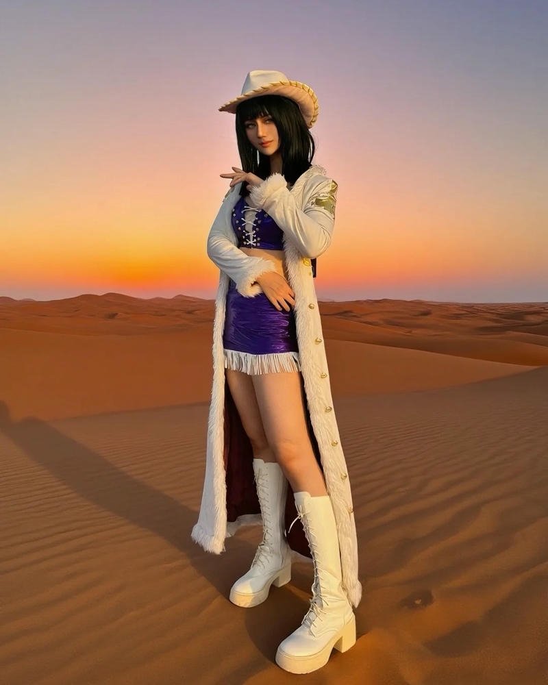 Cosplay robin diện mạo hài hòa tôn đường nét