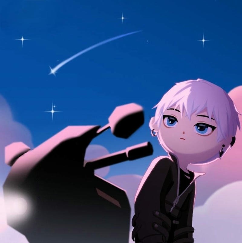 Fanart play together ngắm sao băng rơi bầu trời đêm