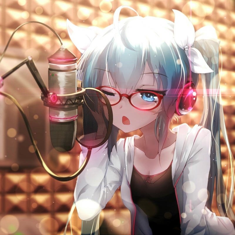 Hình anime kính phong cách nhân vật rất cuốn hút