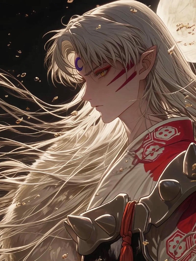 Hình vẽ Sesshomaru phong cách chì phác họa ấn tượng