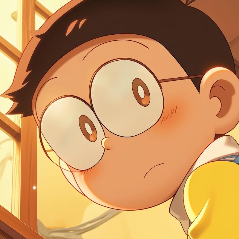 Nobita 3D stand by me mắt ngấn lệ buồn
