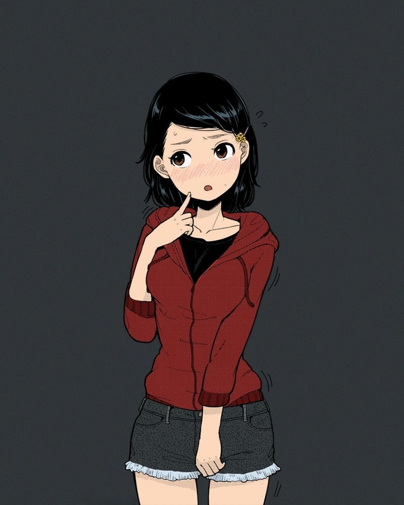 Nữ anime tóc ngắn dung mạo trẻ trung và năng động