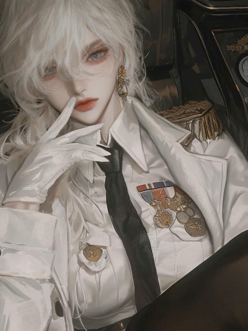 Thiếu nữ trong anime trắng đen vẻ đẹp tĩnh lặng
