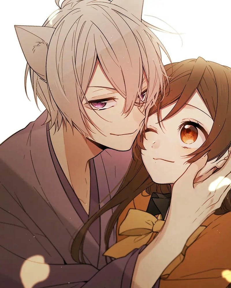 Tomoe và Nanami ôm nhau tình cảm rất ấm áp