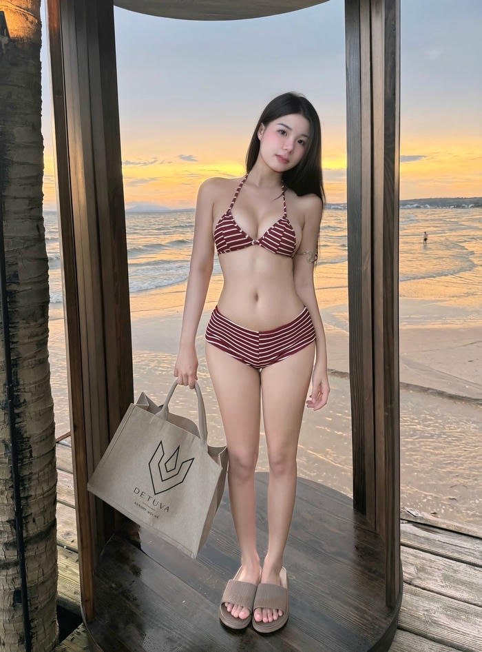 body tự nhiên trà hạ ly bikini