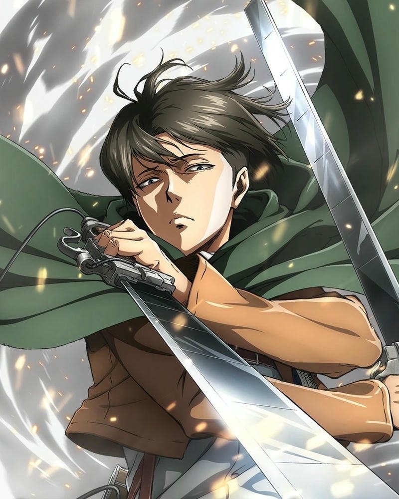 Ảnh Levi Ackerman nằm bị thương băng bó khắp người