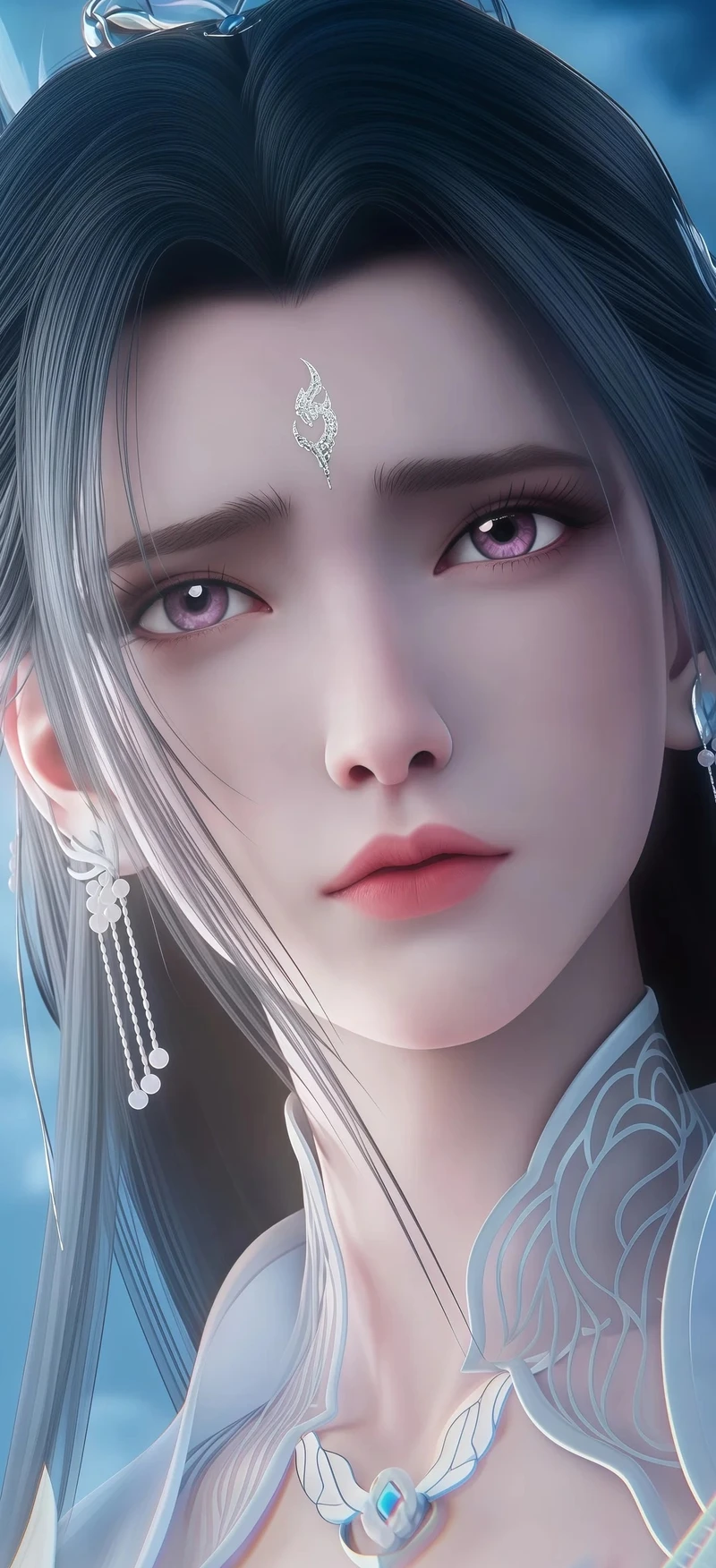 Ánh mắt long lanh Lục Tuyết Kỳ để làm avatar cá tính