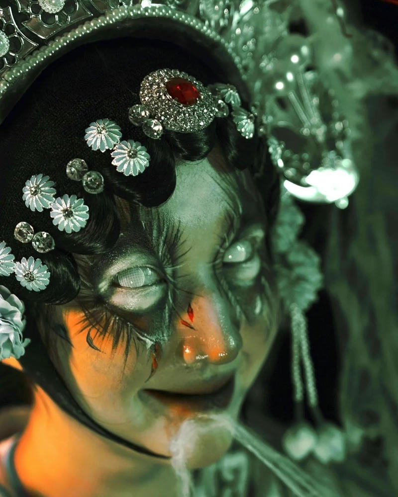Cosplay ma biểu cảm lạnh lùng tạo cảm giác bí ẩn