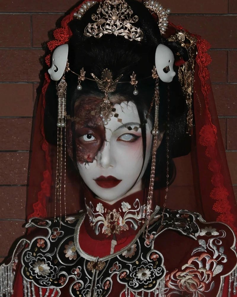 Cosplay ma thần thái bí ẩn gây cảm giác rùng rợn